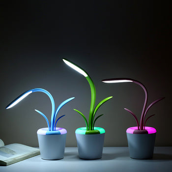Moderne Pflanzen-Tischlampe | Modernes Licht für Dein Zuhause und Büro
