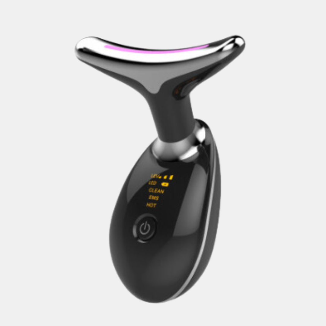 EMS-Thermal-Nacken-Lifting-Massagegerät | LED Gesichtsbehandlung & Nackenlifting
