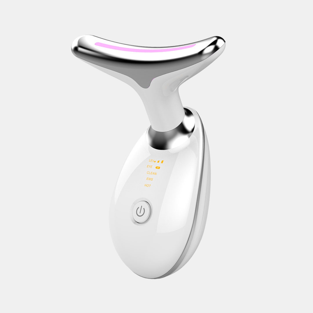 EMS-Thermal-Nacken-Lifting-Massagegerät | LED Gesichtsbehandlung & Nackenlifting