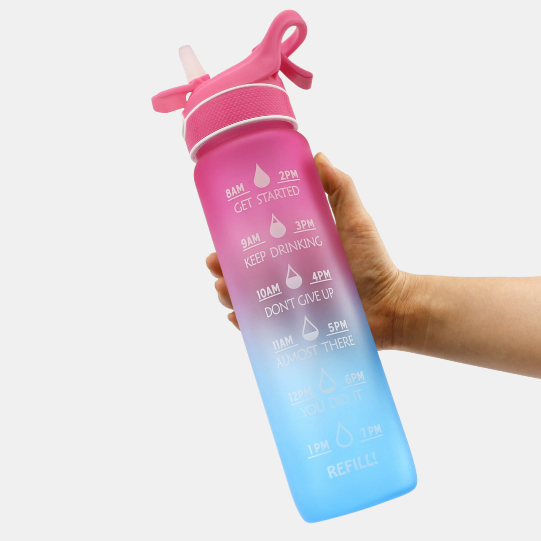 Premium Sportflasche mit Sprühfunktion
