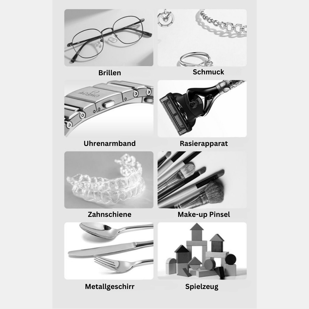 SmartClean Ultraschallreiniger™ | Brillante Schmuck- und Brillenreinigung