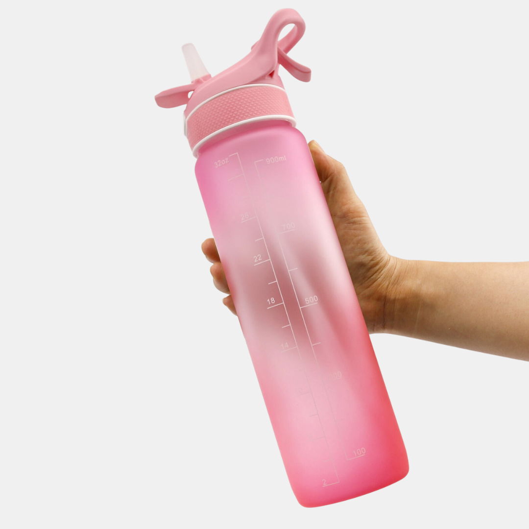 Premium Sportflasche mit Sprühfunktion