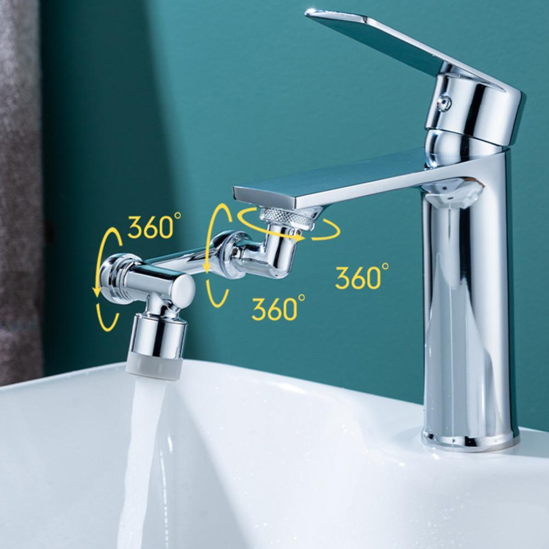 Vielseitiger 1080° Drehwasserhahn | Entdecke den ultimativen Wasserhahn für Dein Badezimmer!