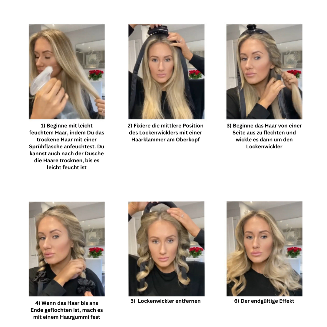 Hitzefreier Lockenstab | Lockenwickler für elegante Locken