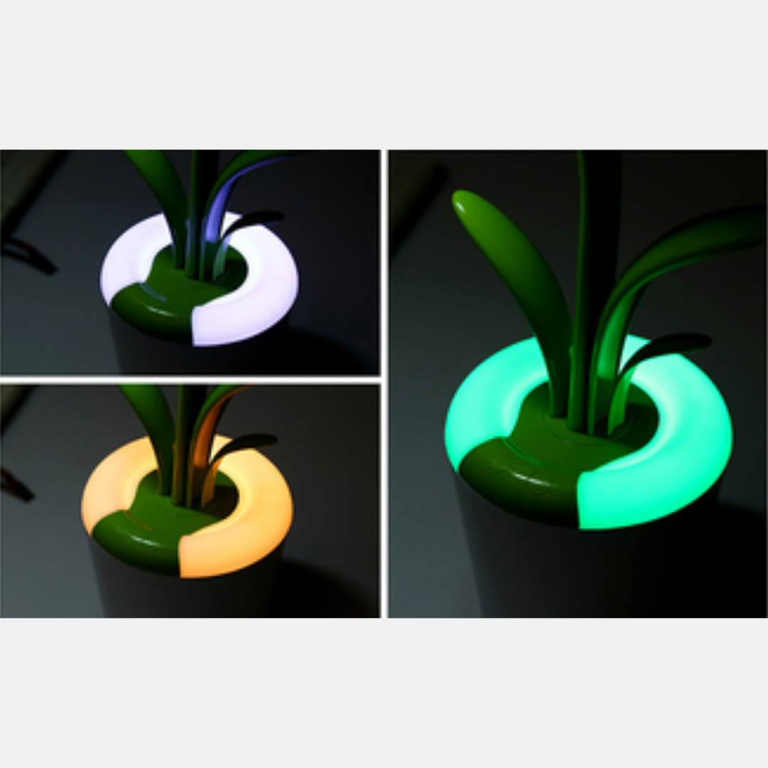 Moderne Pflanzen-Tischlampe | Modernes Licht für Dein Zuhause und Büro