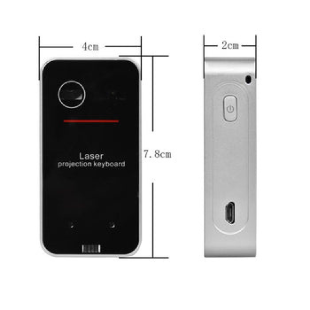 Bluetooth Laser Tastatur | Schnelles und präzises Tippen überall