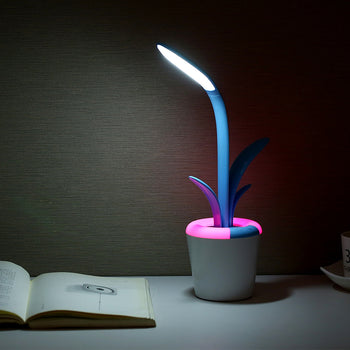 Moderne Pflanzen-Tischlampe | Modernes Licht für Dein Zuhause und Büro