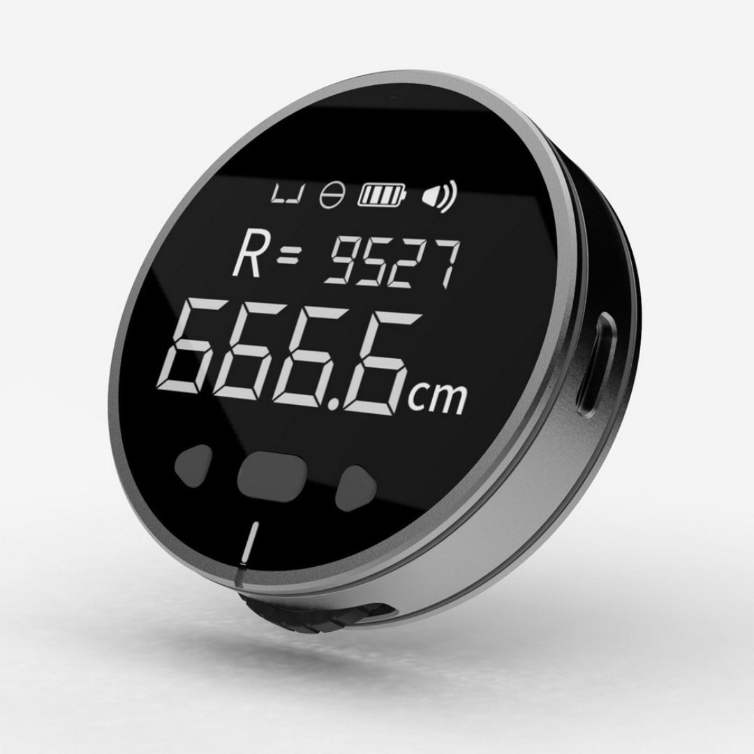 Elektronischer Distanzmesser mit LCD-Display und hoher Genauigkeit