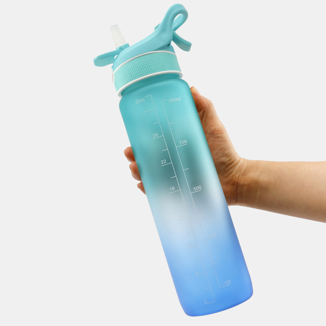 Premium Sportflasche mit Sprühfunktion