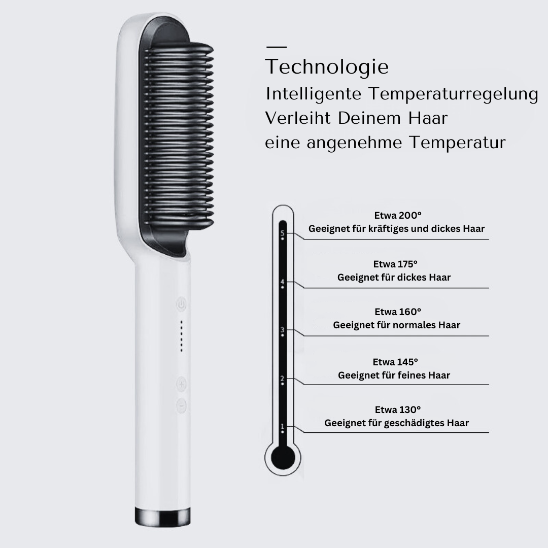 2 in 1 Haarglättungskamm™ | Für seidiges, glänzendes Haar