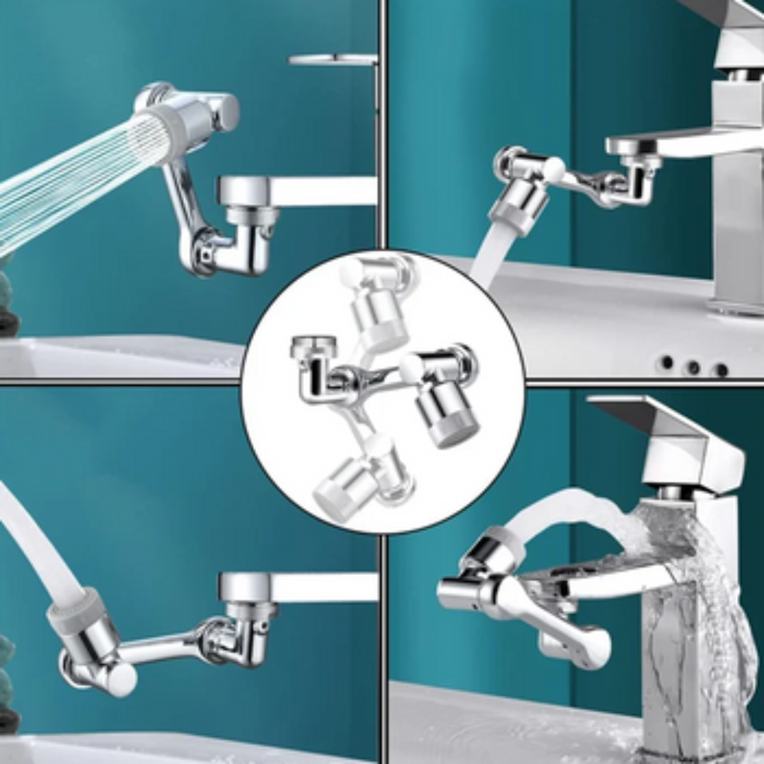 Vielseitiger 1080° Drehwasserhahn | Entdecke den ultimativen Wasserhahn für Dein Badezimmer!