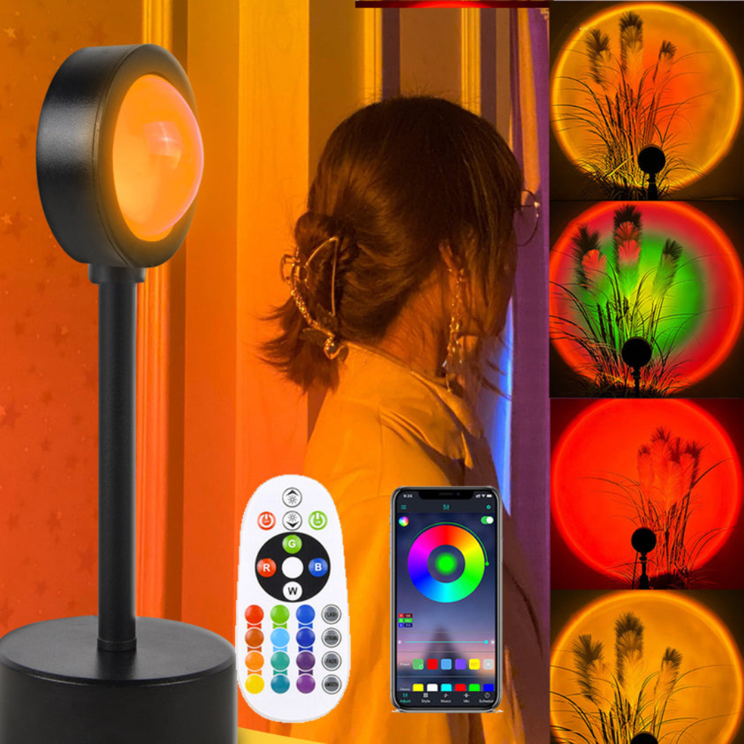 Sunset Dream™ | Stimmungsvolle Sonnenuntergangslicht-Projektorlampe