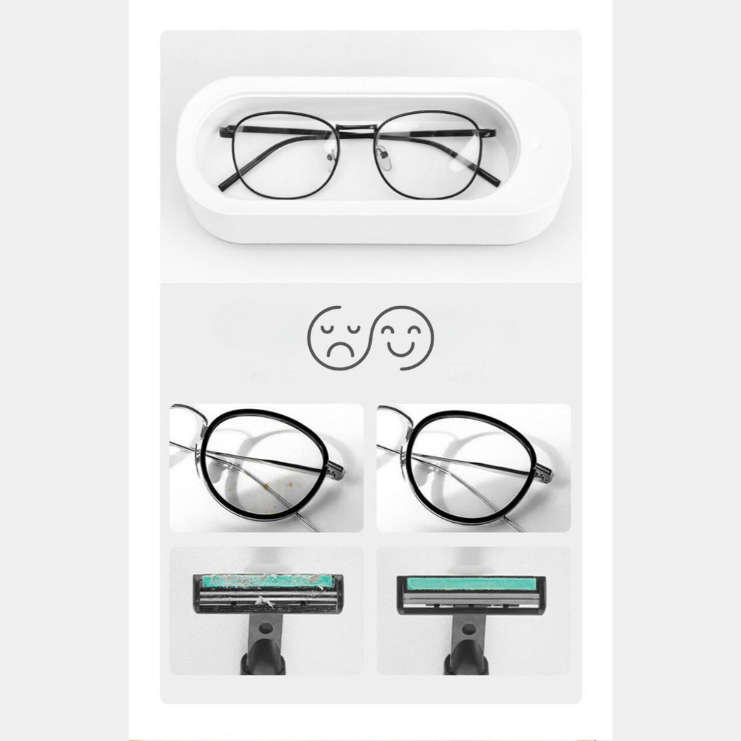 SmartClean Ultraschallreiniger™ | Brillante Schmuck- und Brillenreinigung